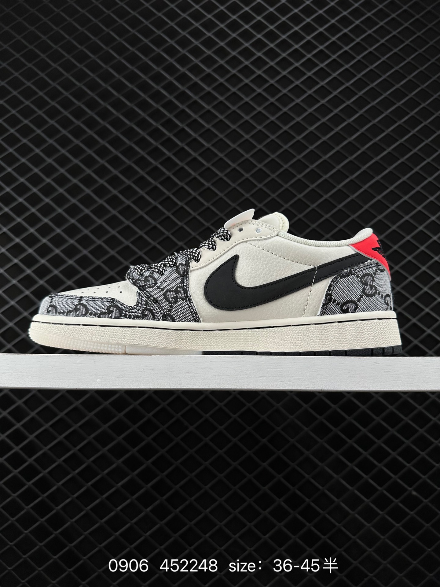 fragment design x Travis Scott x Nike Air Jordan 1 Low OG SP”Black/Green Toe“